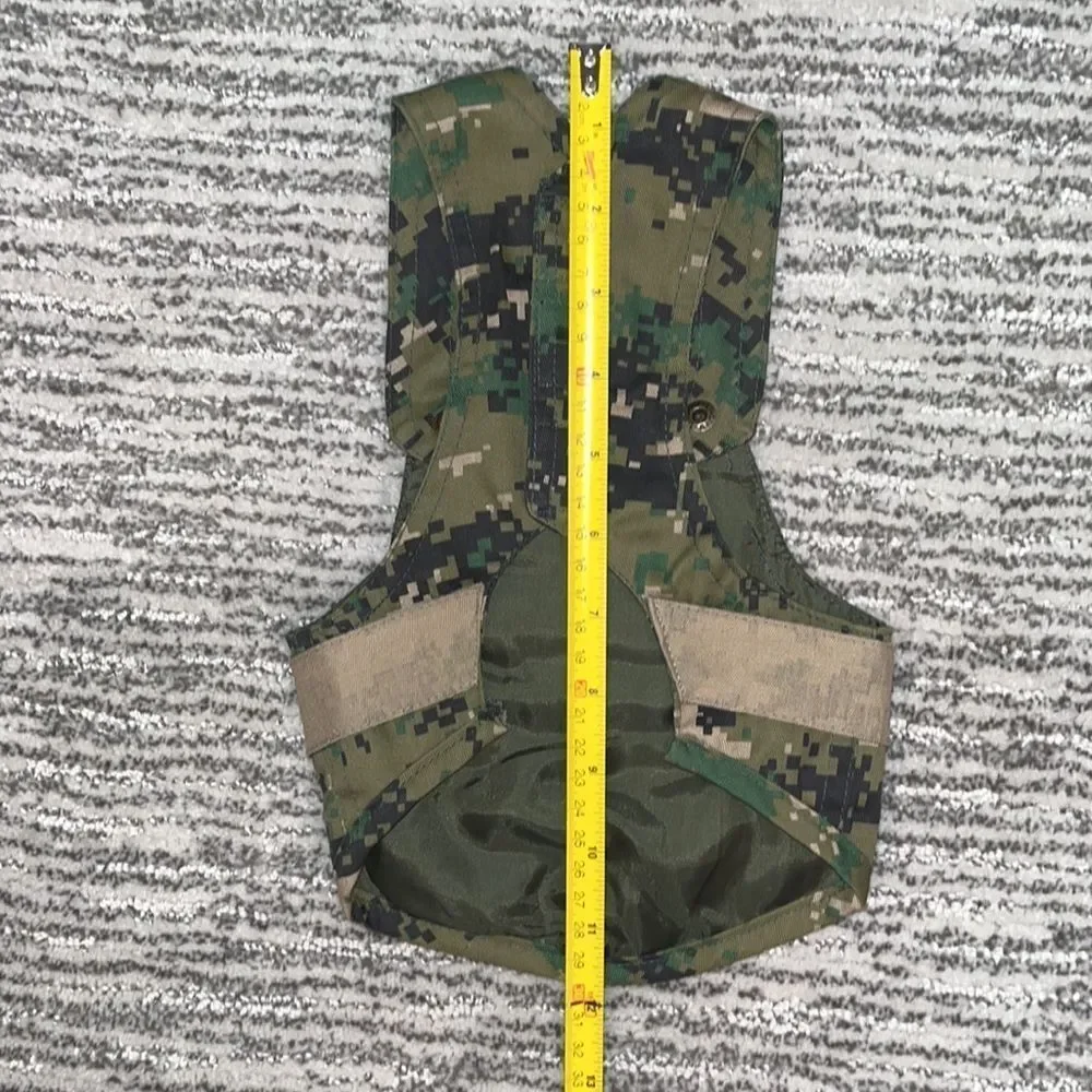 Fisherman Camo Vest Pet Costume Size XS